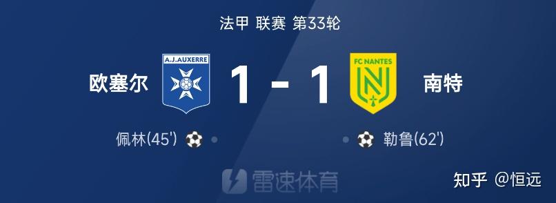 南特足球俱乐部在法国顶级联赛中脱颖而出