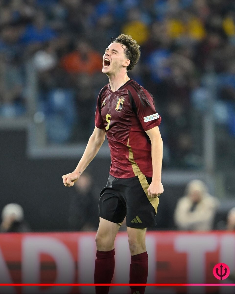 意大利队在比利时体育场取得胜利