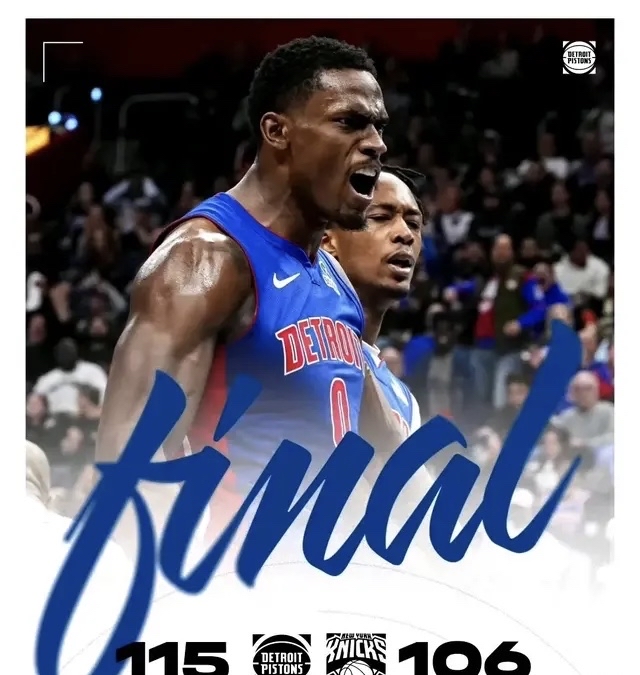 活塞险胜老鹰,豪取五连胜 活塞险胜老鹰,豪取五连胜